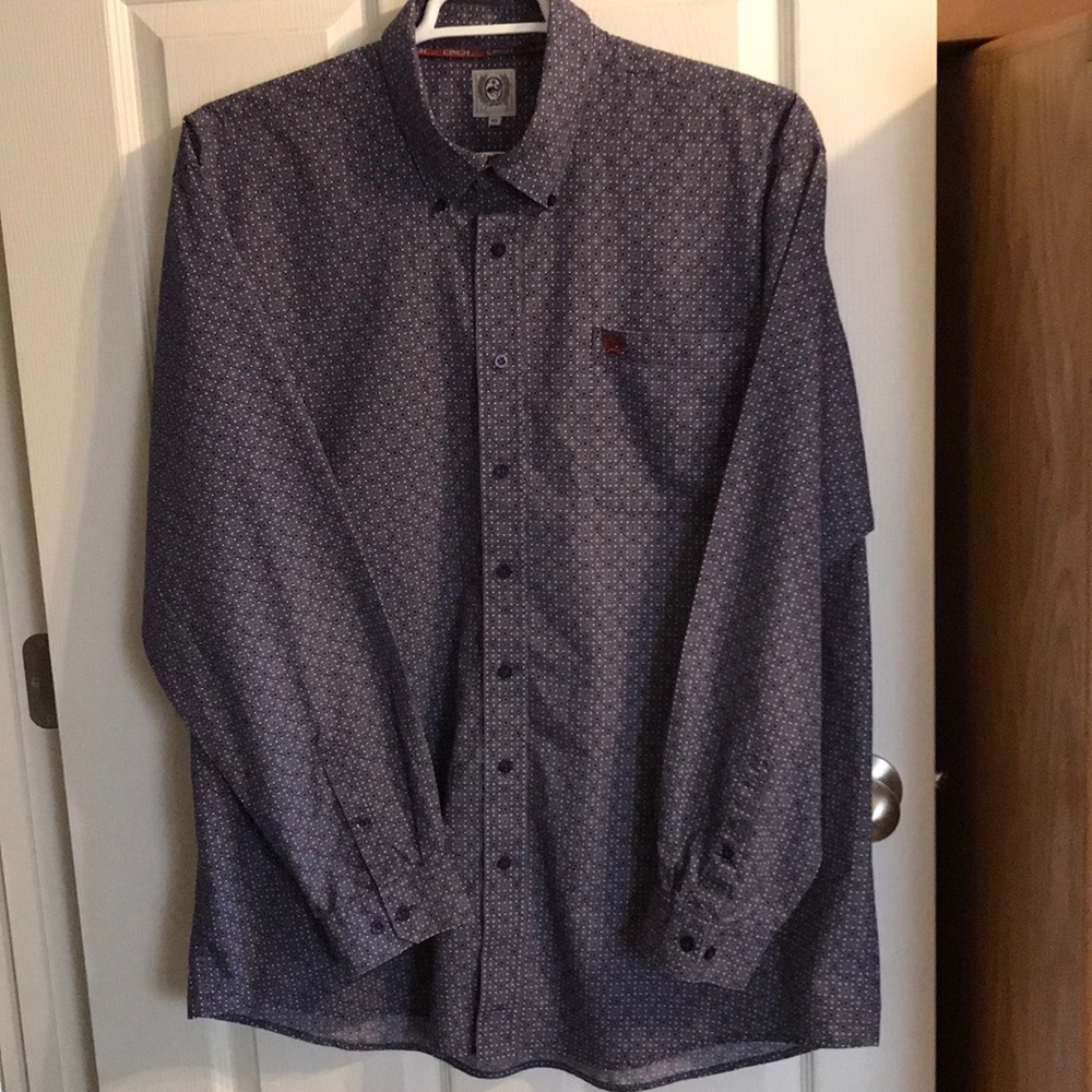 CINCH XL shirt. Long sleeve. Adj cuff. Excellent
